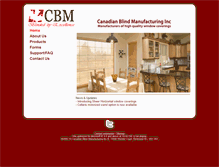 Tablet Screenshot of cdnblind.com
